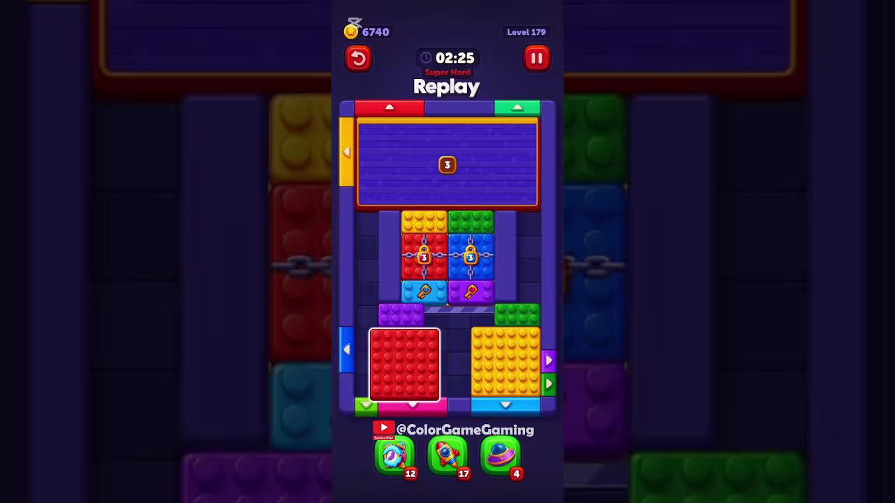 Block Out level board reference for step 1