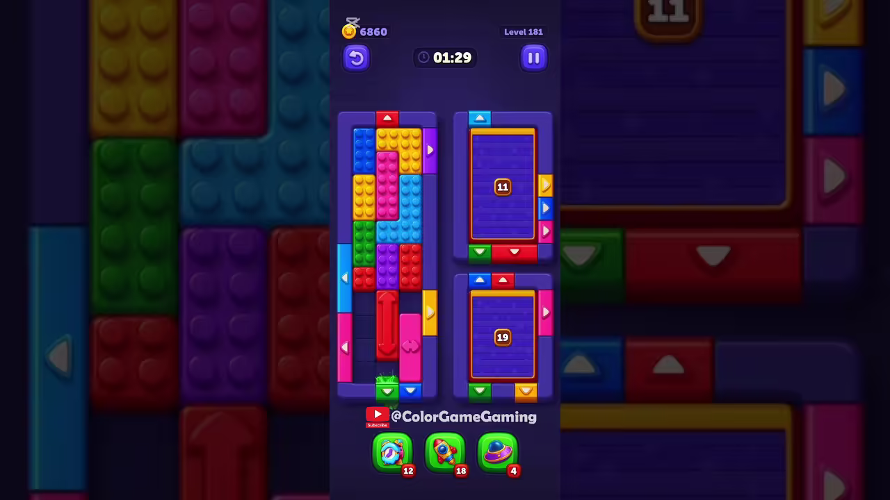 Block Out level board reference for step 1