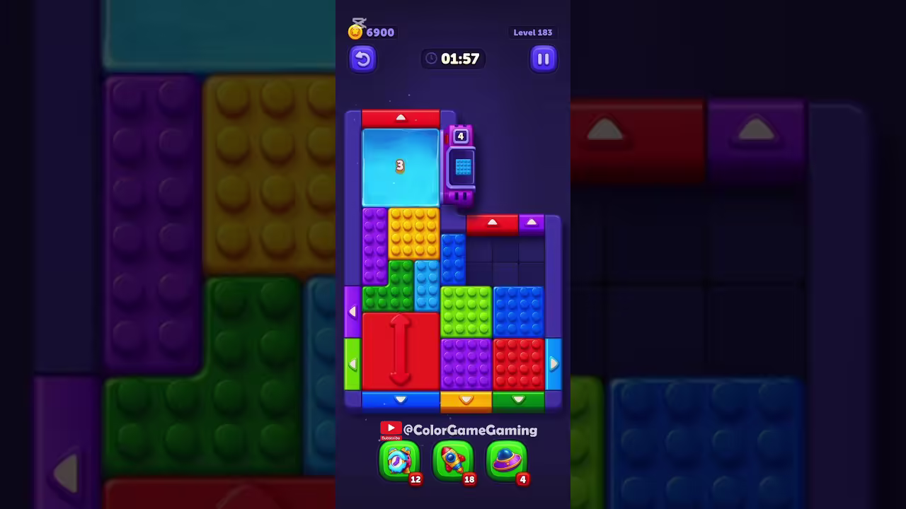 Block Out level board reference for step 1