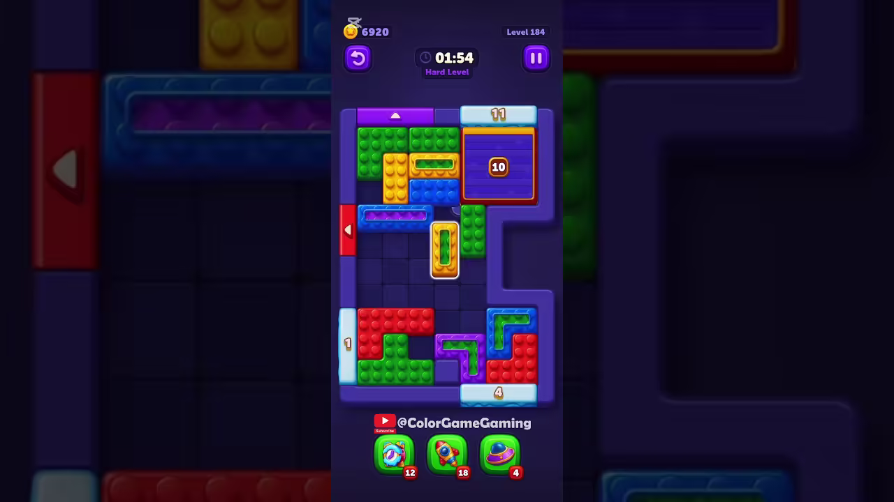 Block Out level board reference for step 1