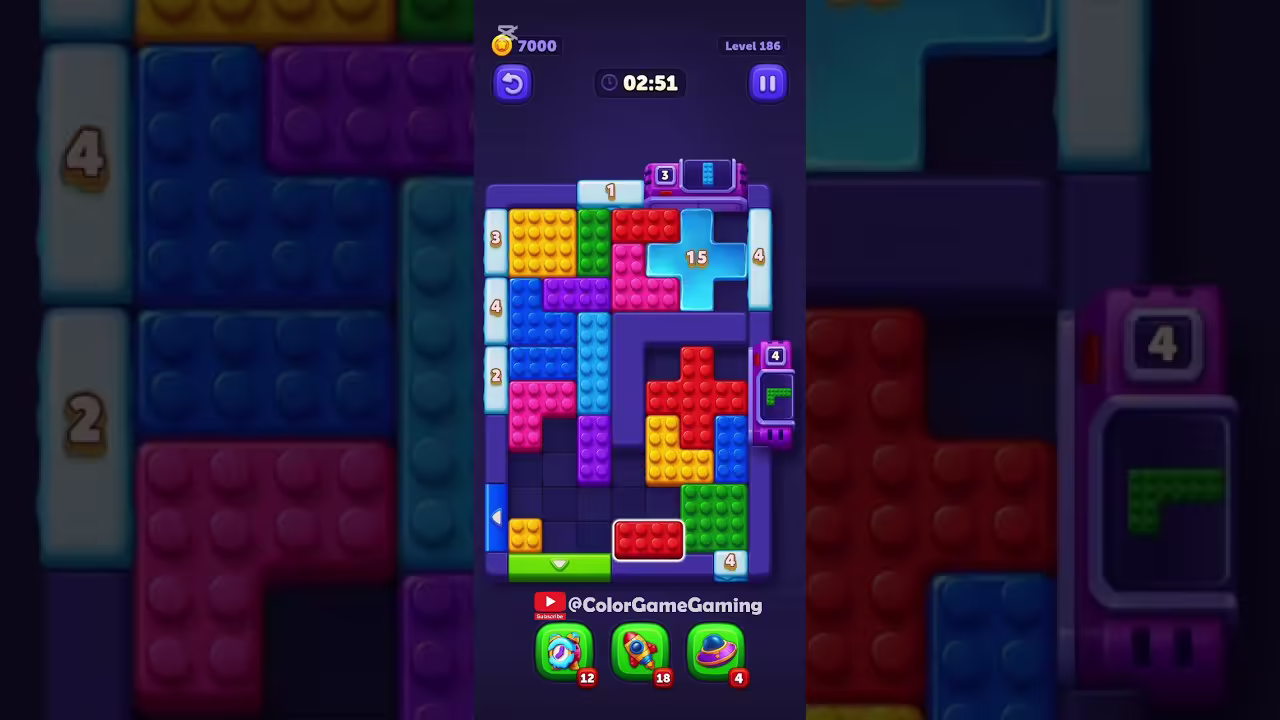 Block Out level board reference for step 1