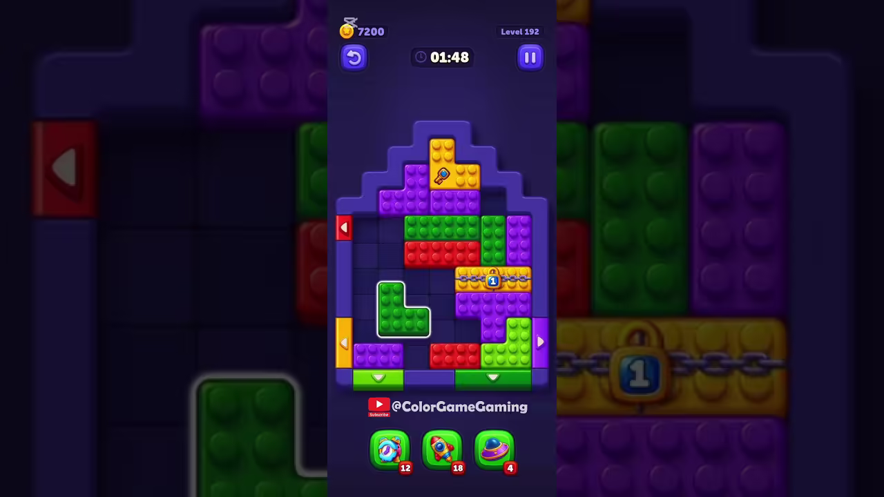 Block Out level board reference for step 1