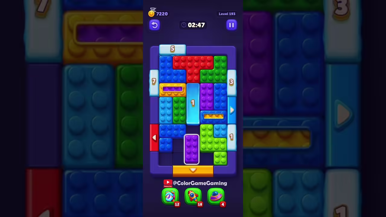 Block Out level board reference for step 1