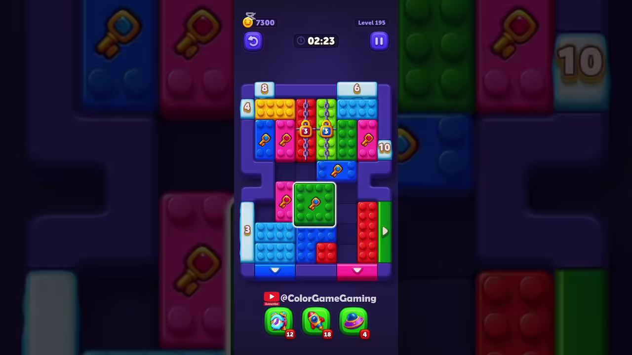 Block Out level board reference for step 1