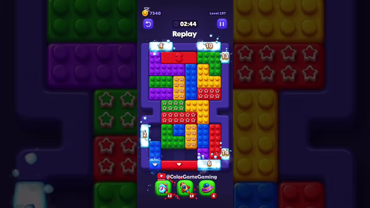 Block Out level board reference for step 1