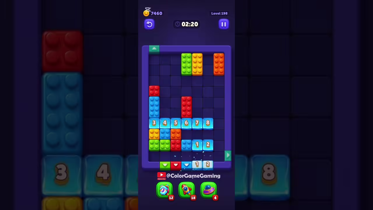 Block Out level board reference for step 1