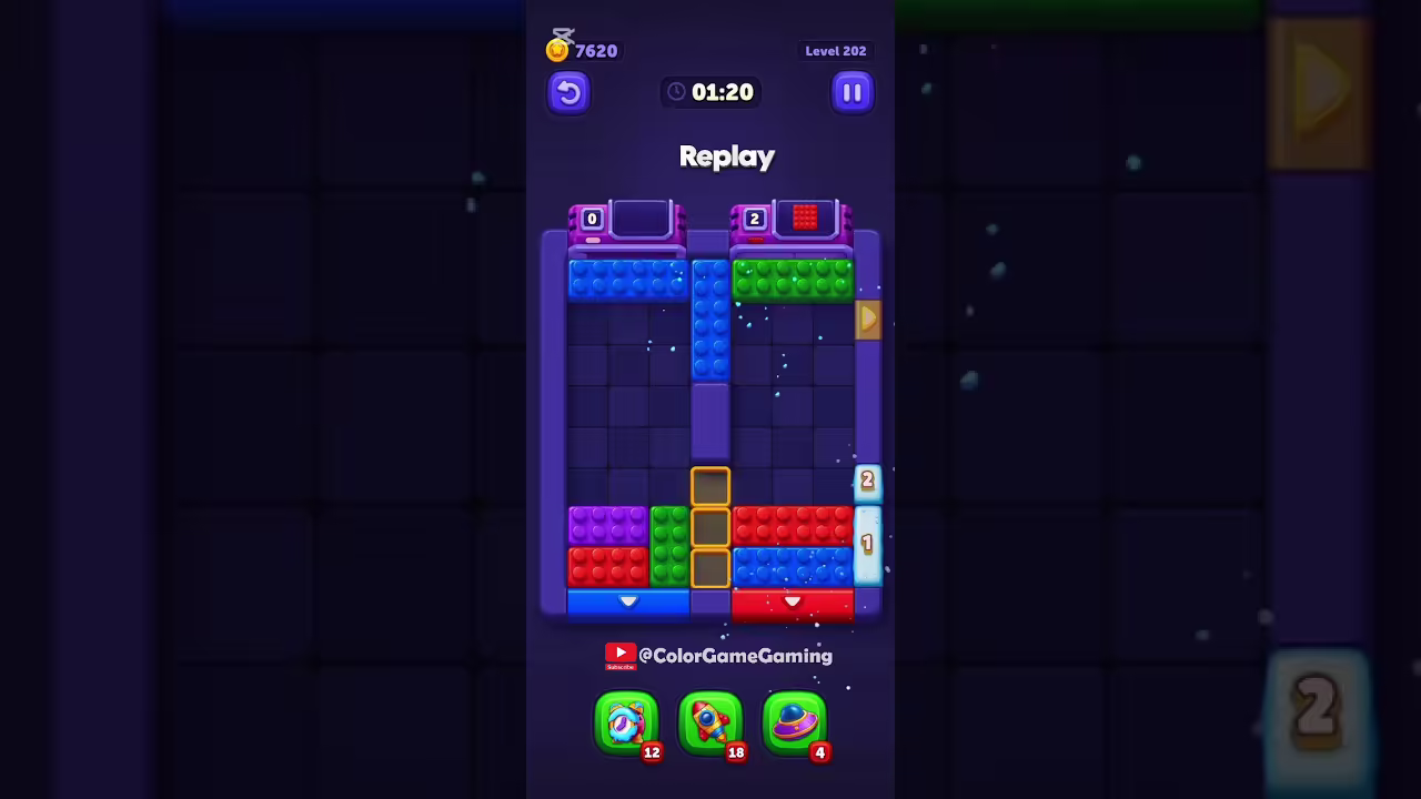 Block Out level board reference for step 1