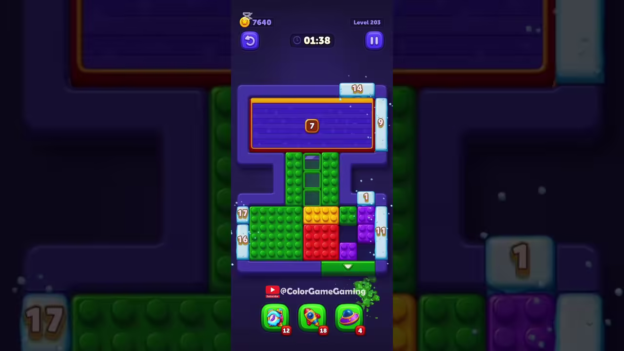 Block Out level board reference for step 1