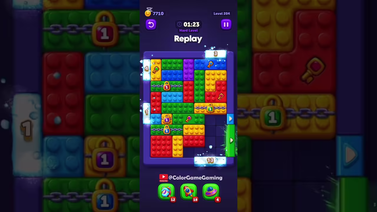Block Out level board reference for step 1