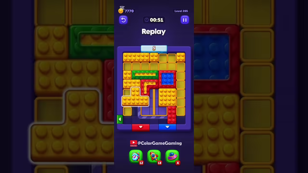 Block Out level board reference for step 1