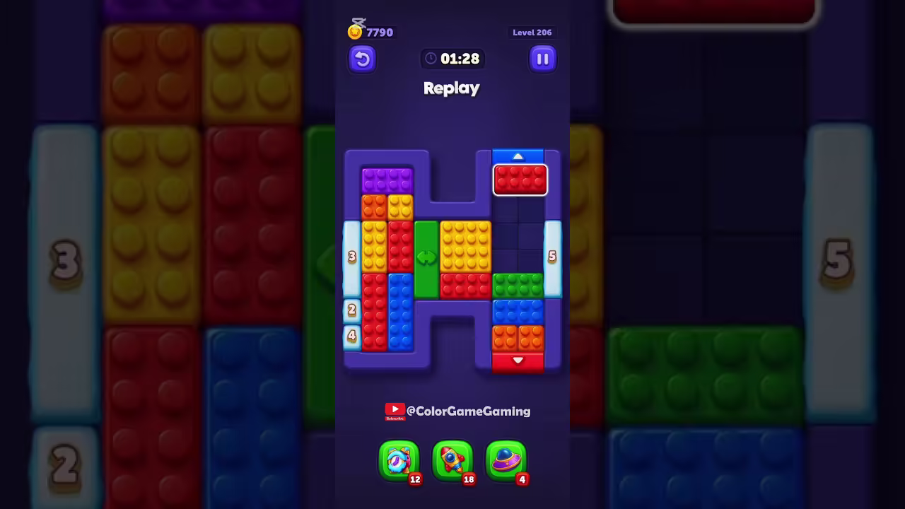 Block Out level board reference for step 1