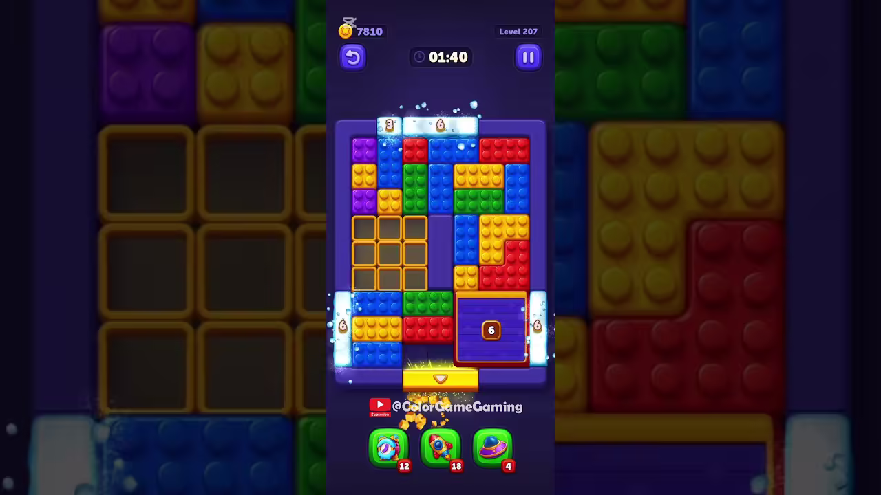 Block Out level board reference for step 1