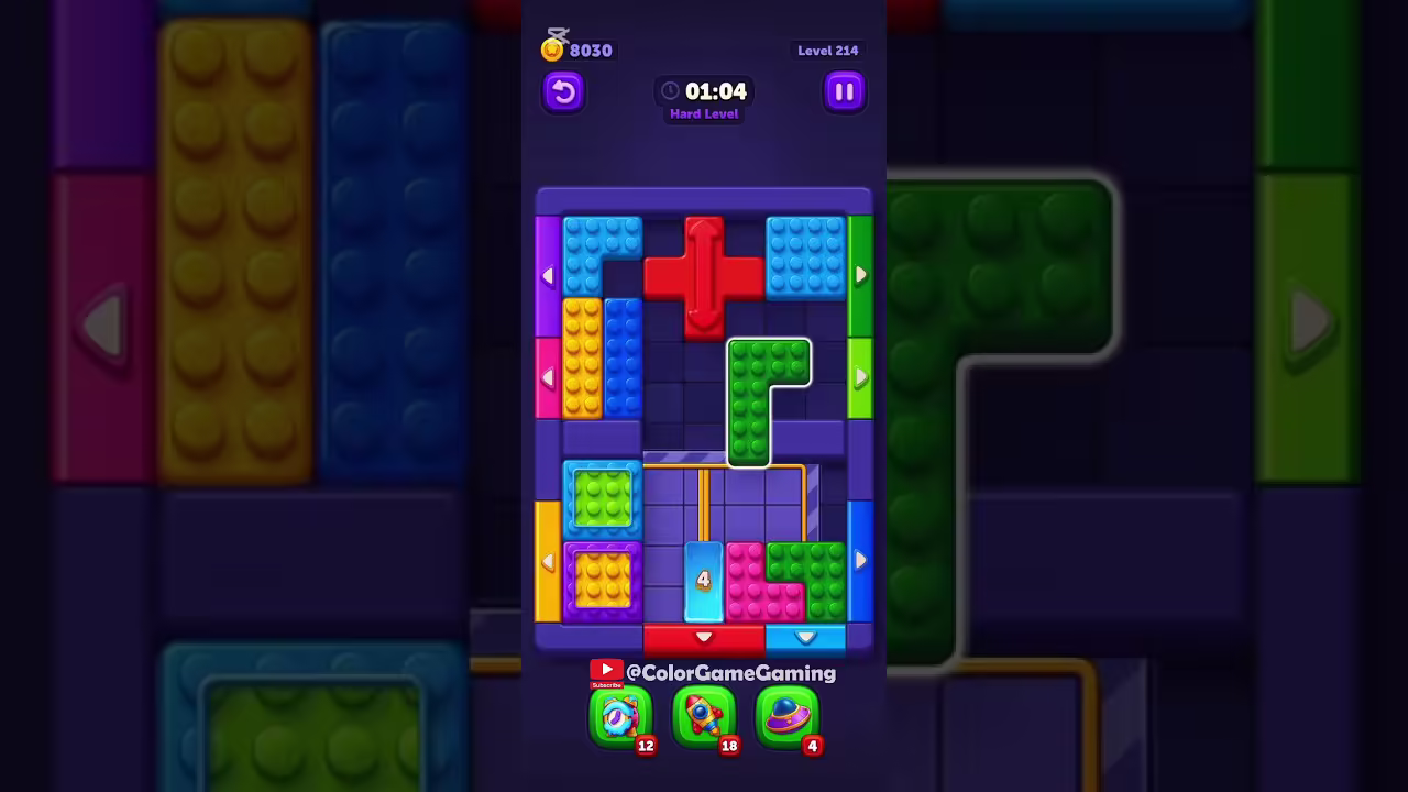 Block Out level board reference for step 1