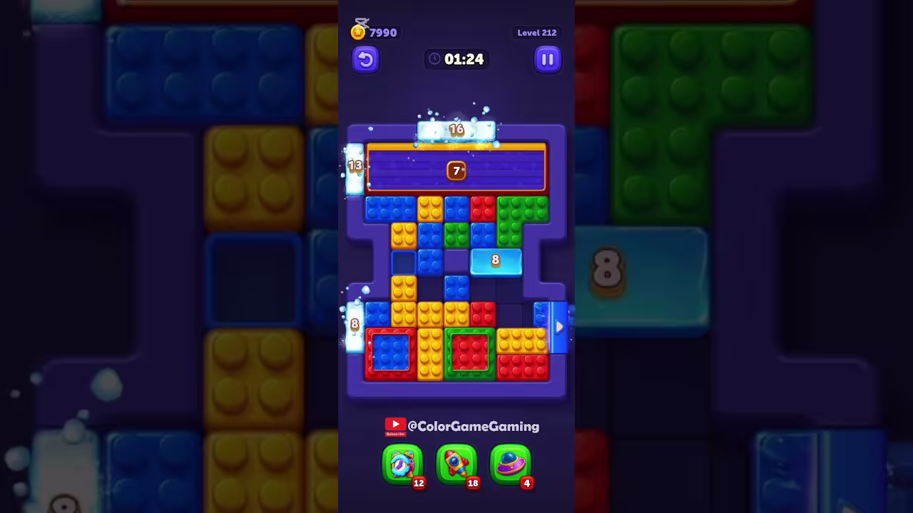 Block Out level board reference for step 1