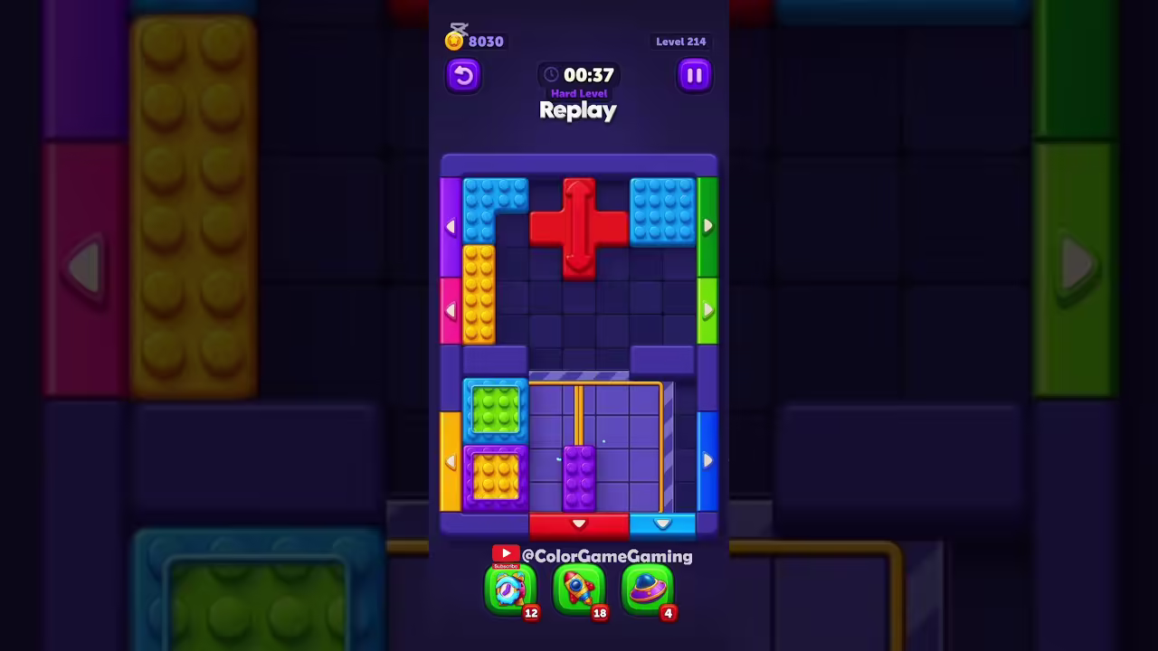 Block Out level board reference for step 1