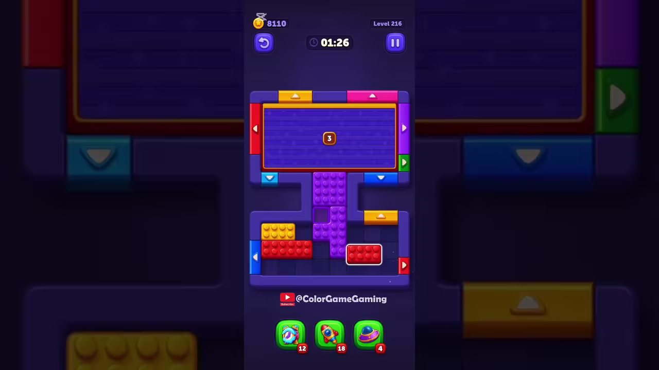 Block Out level board reference for step 1