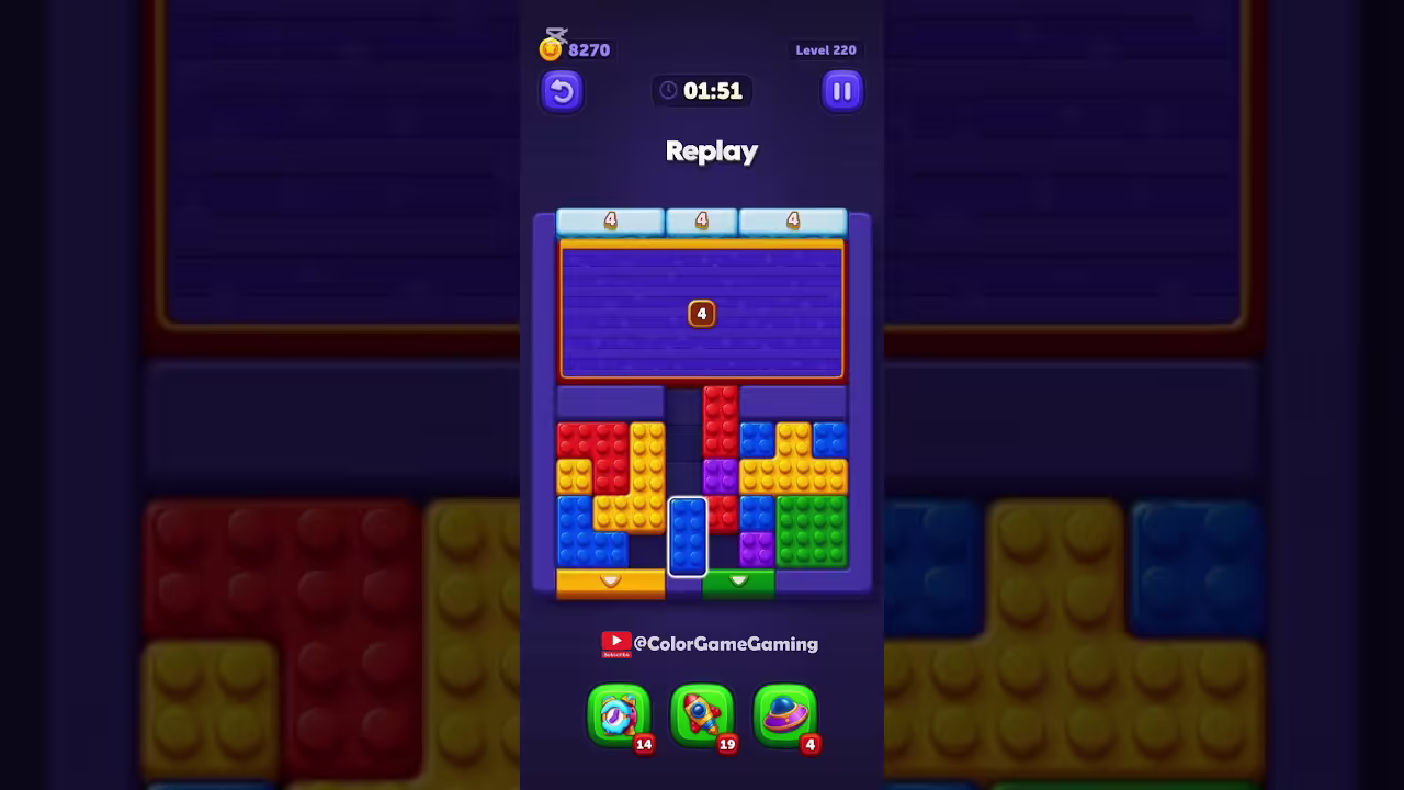 Block Out level board reference for step 1