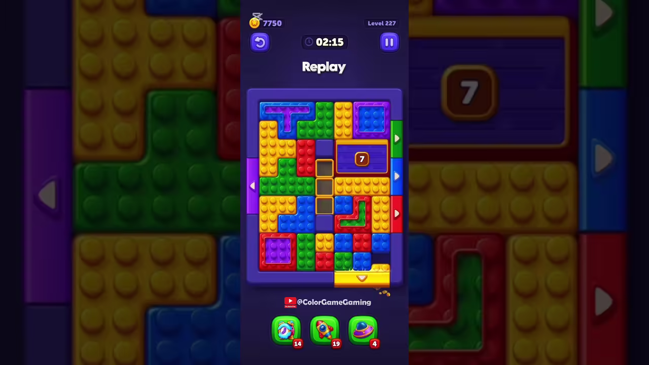 Block Out level board reference for step 1