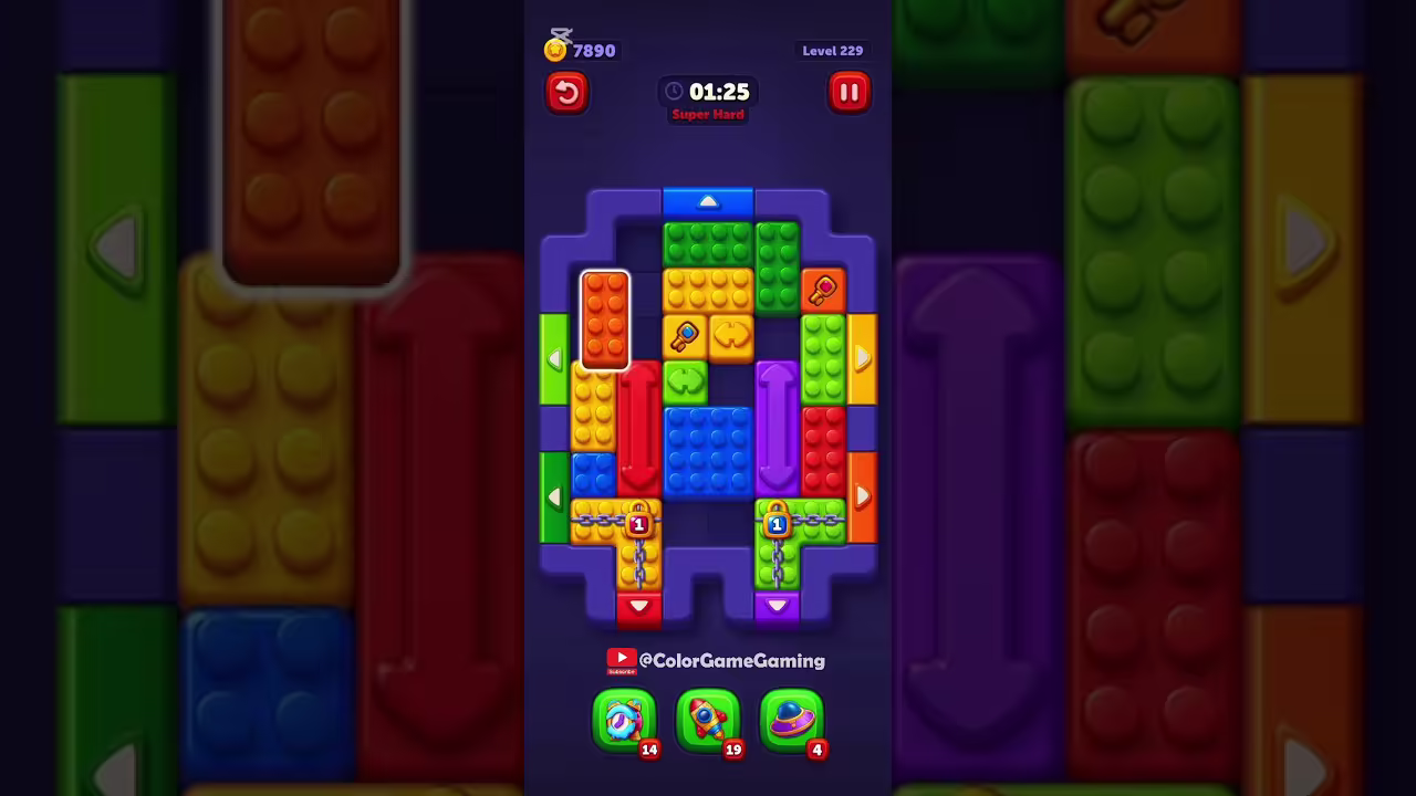 Block Out level board reference for step 1