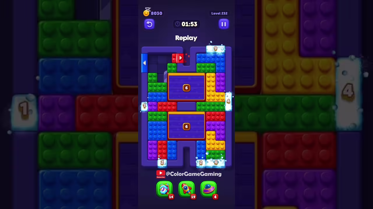 Block Out level board reference for step 1