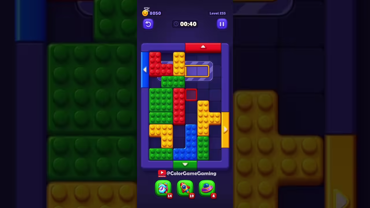 Block Out level board reference for step 1