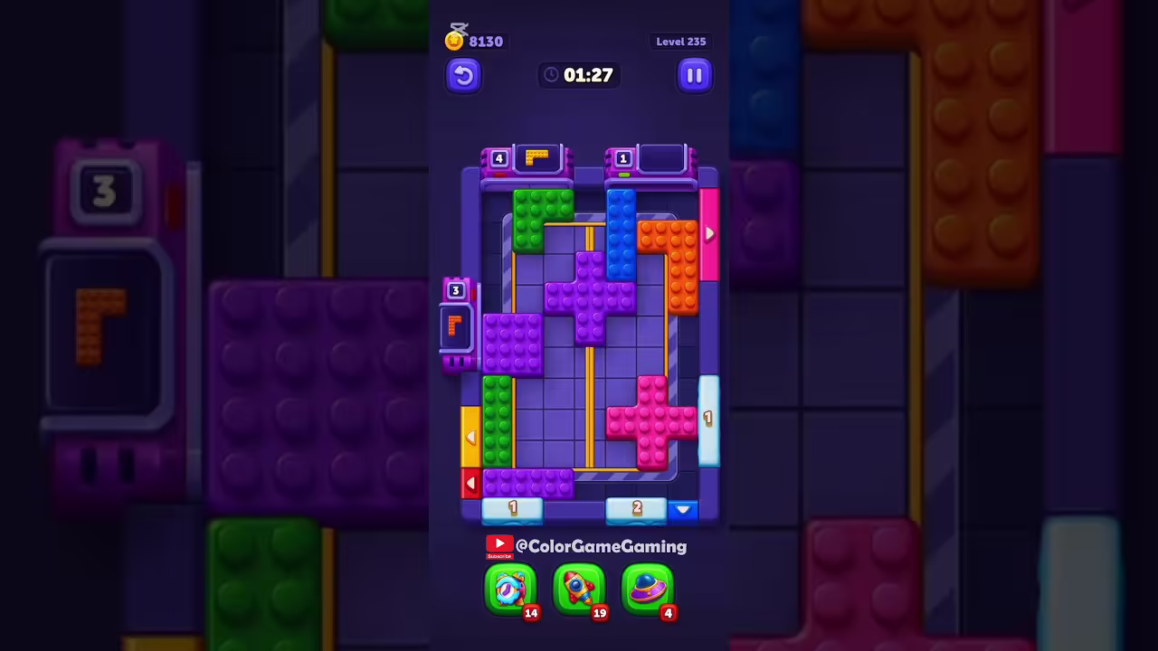 Block Out level board reference for step 1