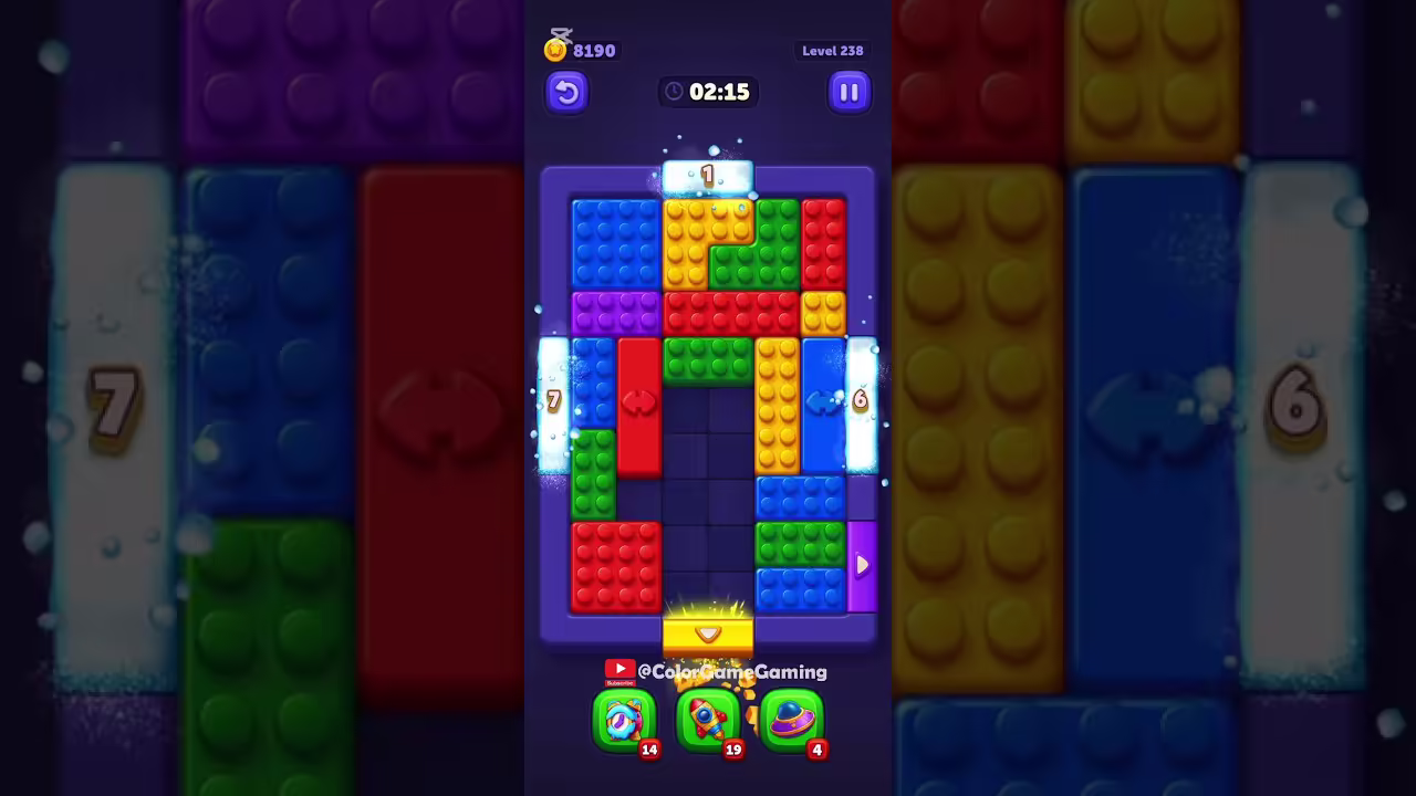Block Out level board reference for step 1