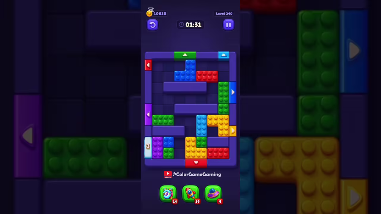 Block Out level board reference for step 1
