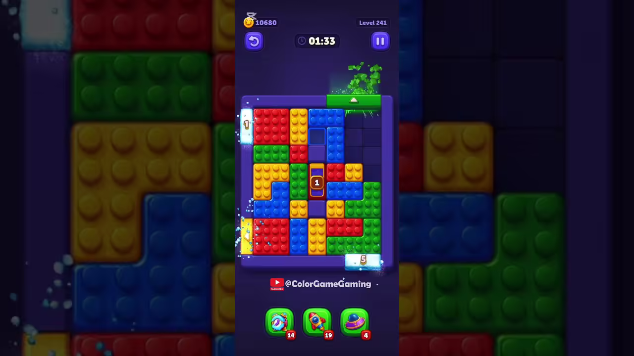 Block Out level board reference for step 1