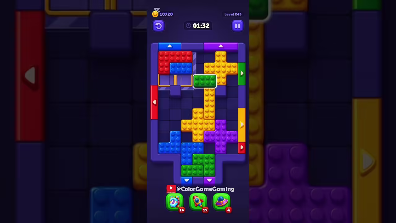 Block Out level board reference for step 1