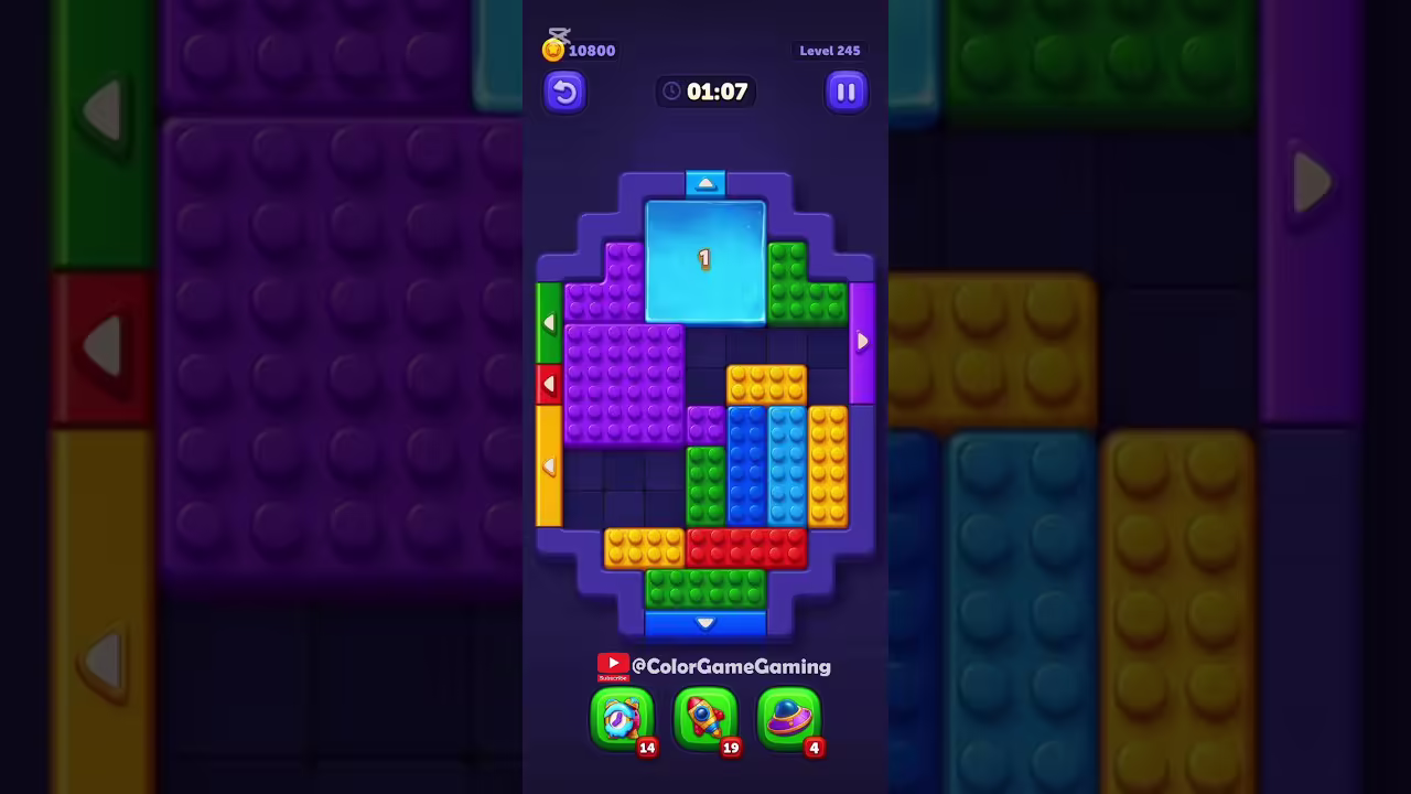 Block Out level board reference for step 1