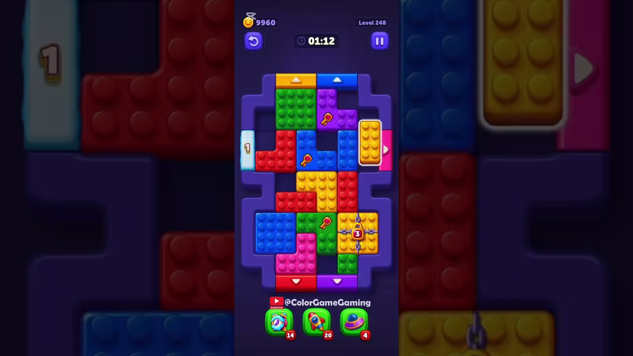 Block Out level board reference for step 1