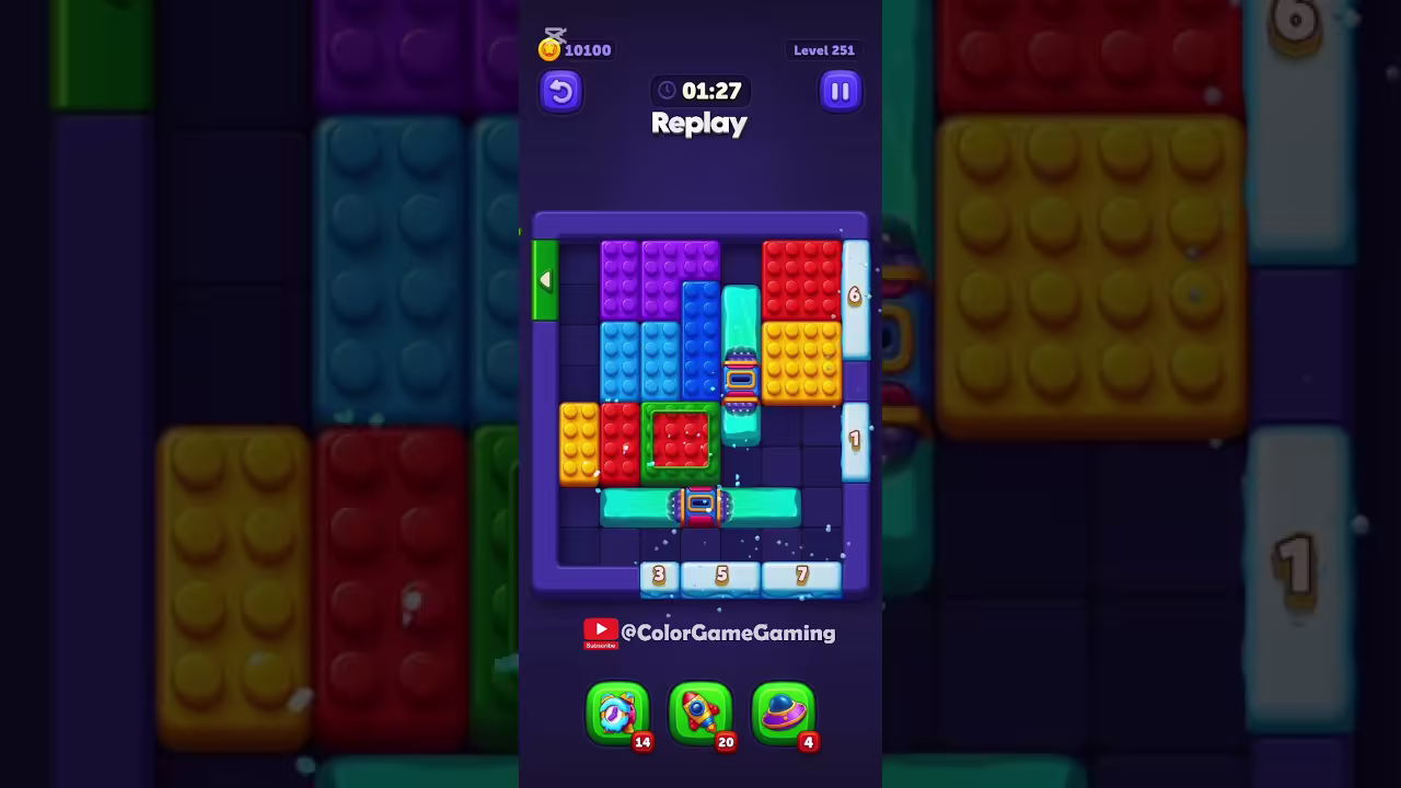 Block Out level board reference for step 1
