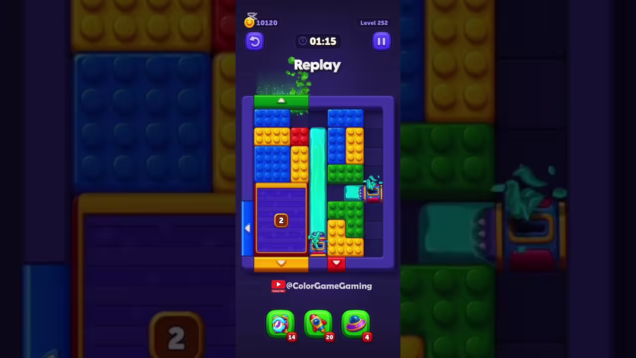 Block Out level board reference for step 1