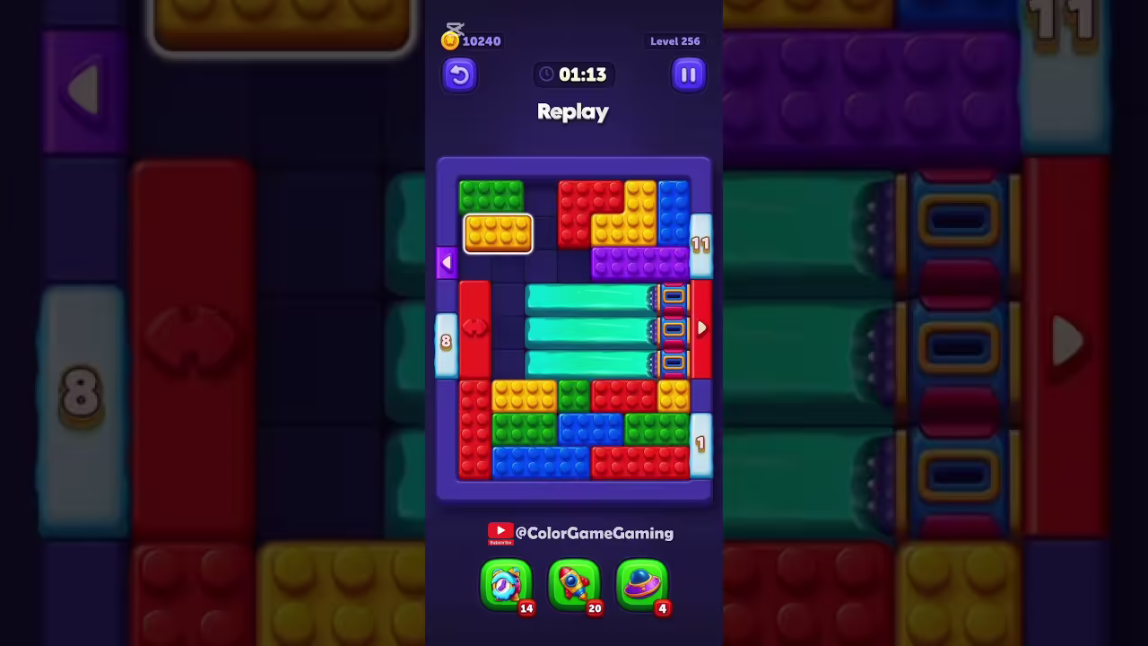 Block Out level board reference for step 1