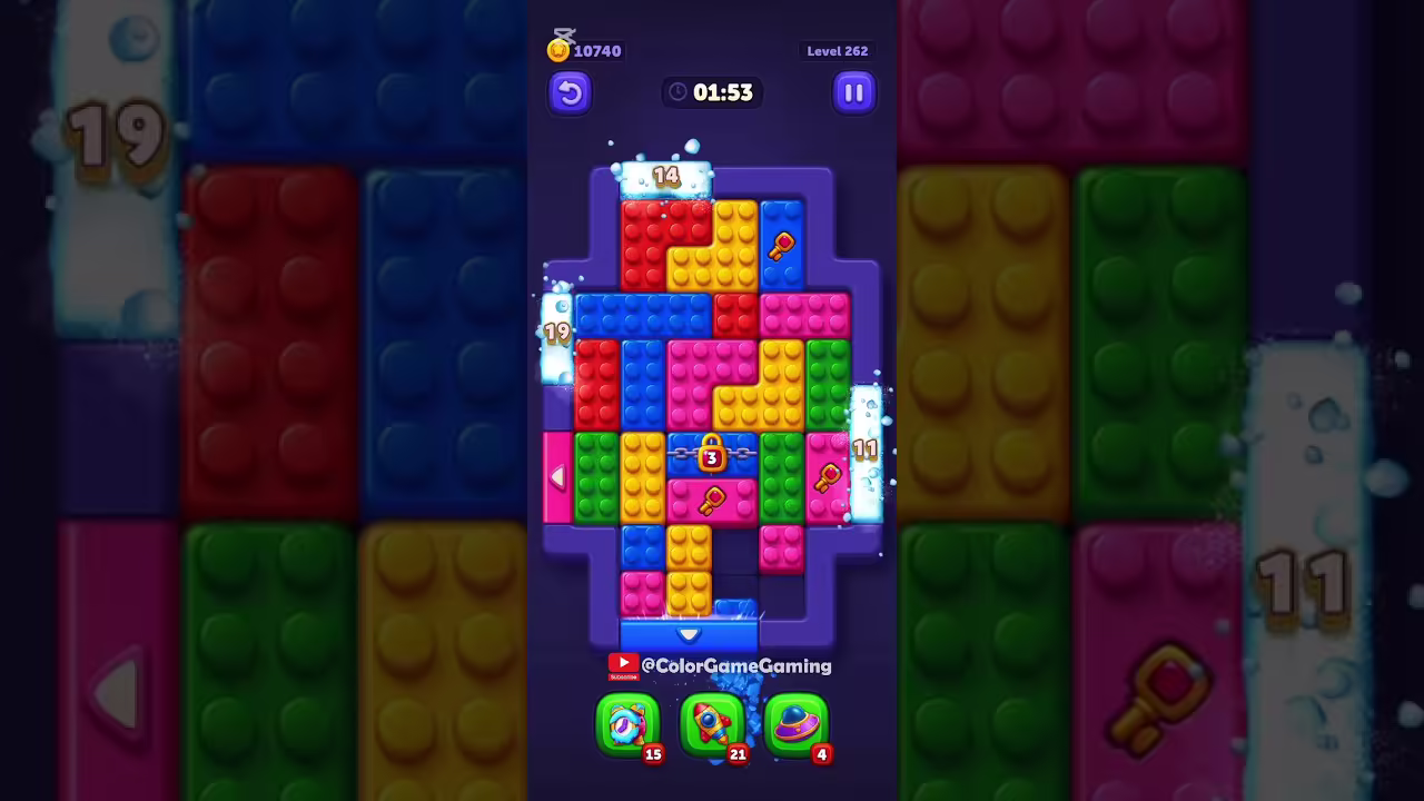 Block Out level board reference for step 1