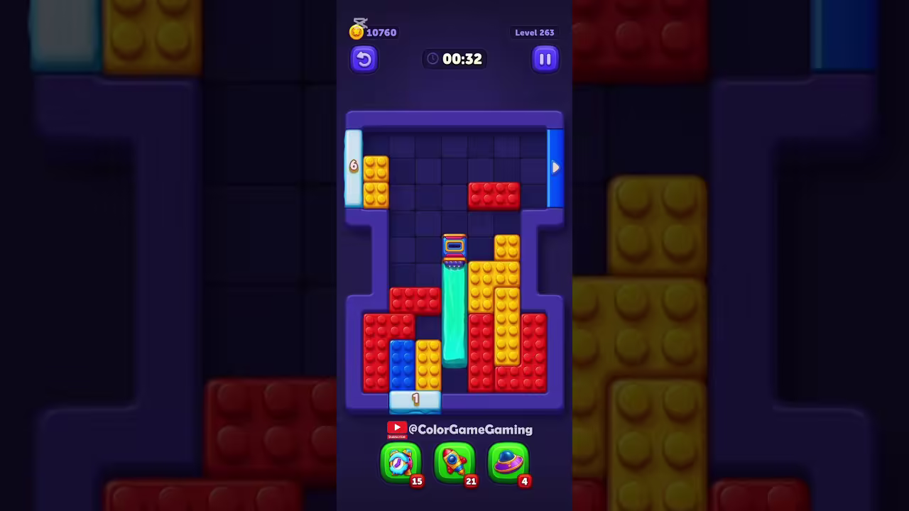 Block Out level board reference for step 1