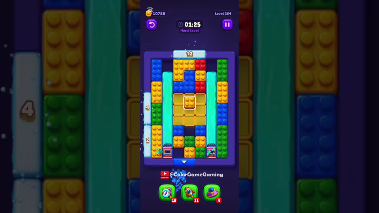 Block Out level board reference for step 1