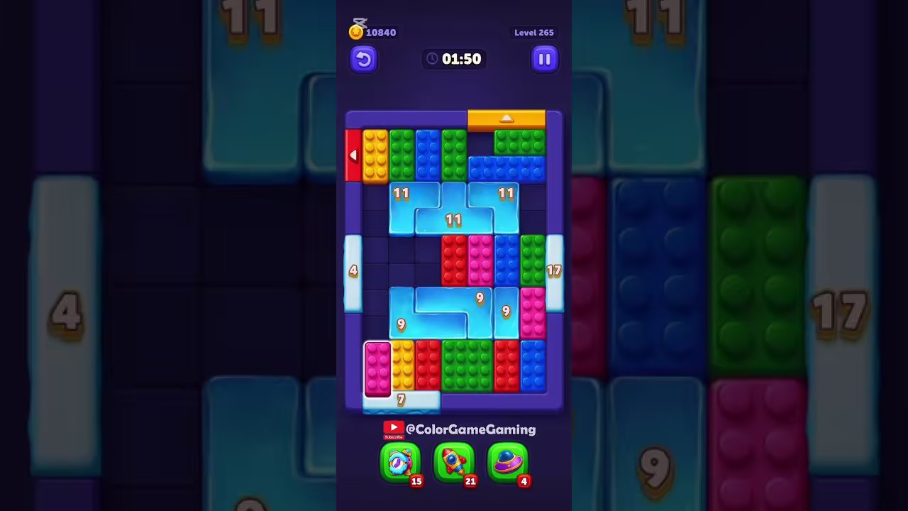 Block Out level board reference for step 1