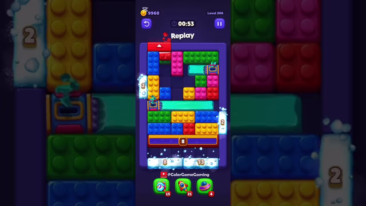 Block Out level board reference for step 1