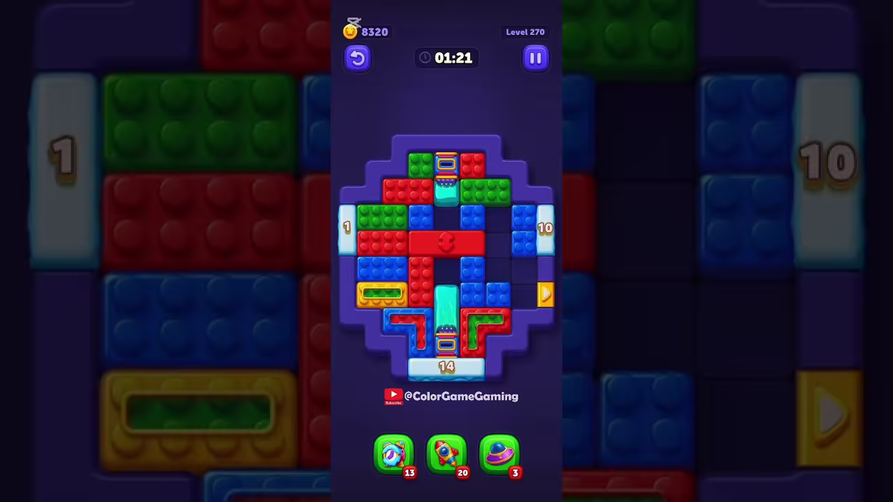 Block Out level board reference for step 1