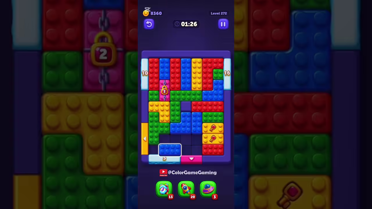 Block Out level board reference for step 1