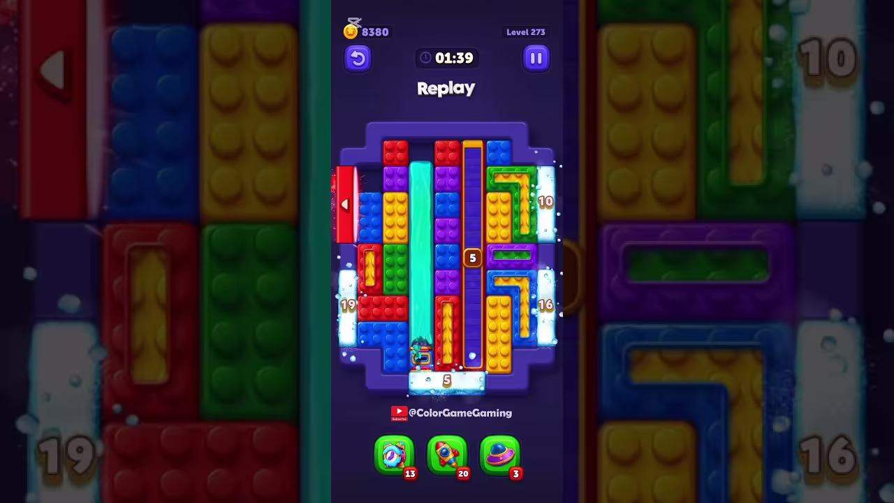 Block Out level board reference for step 1
