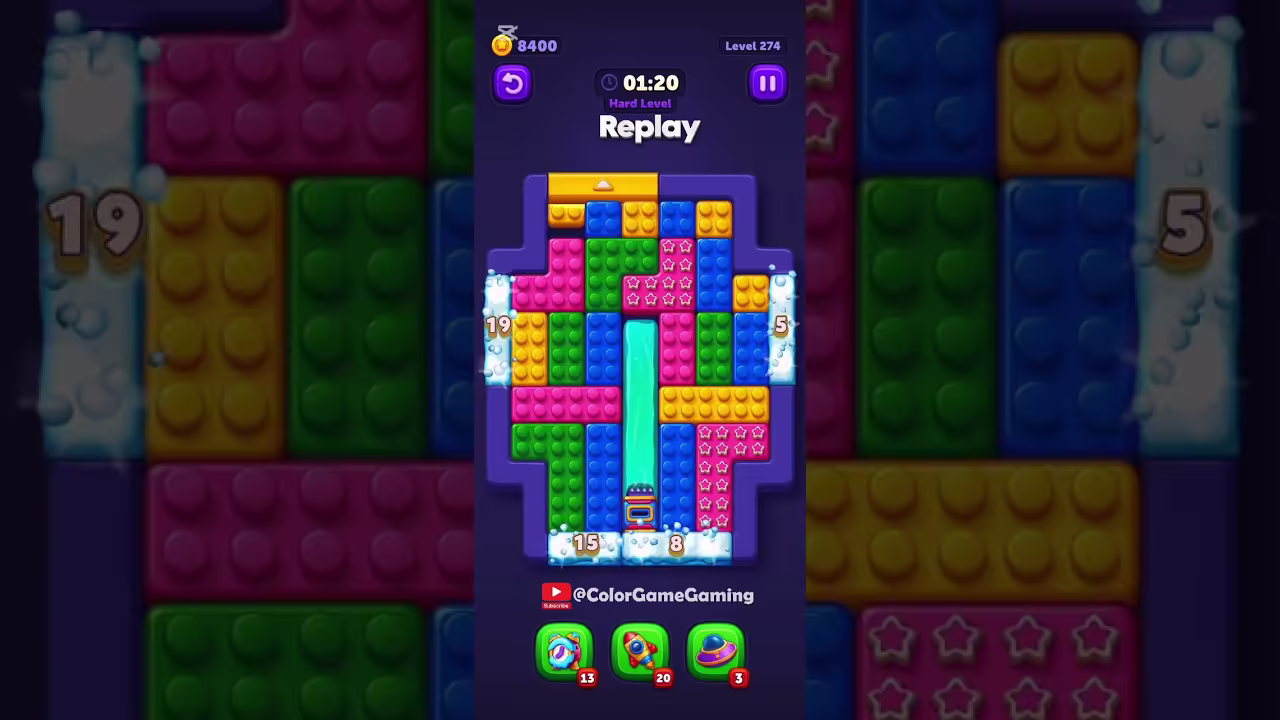 Block Out level board reference for step 1