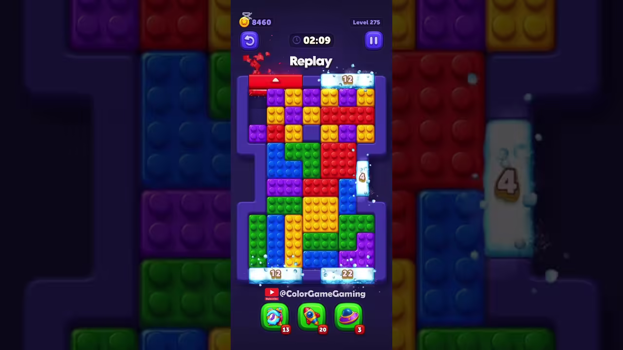 Block Out level board reference for step 1