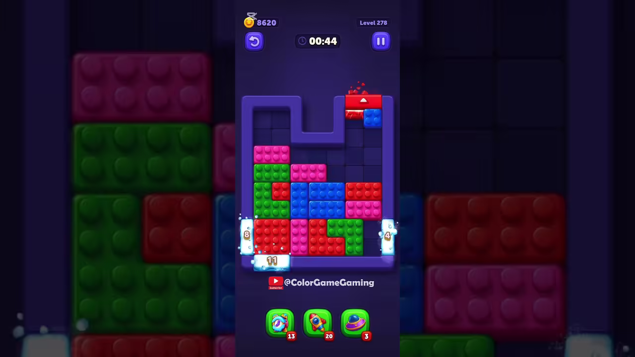 Block Out level board reference for step 1