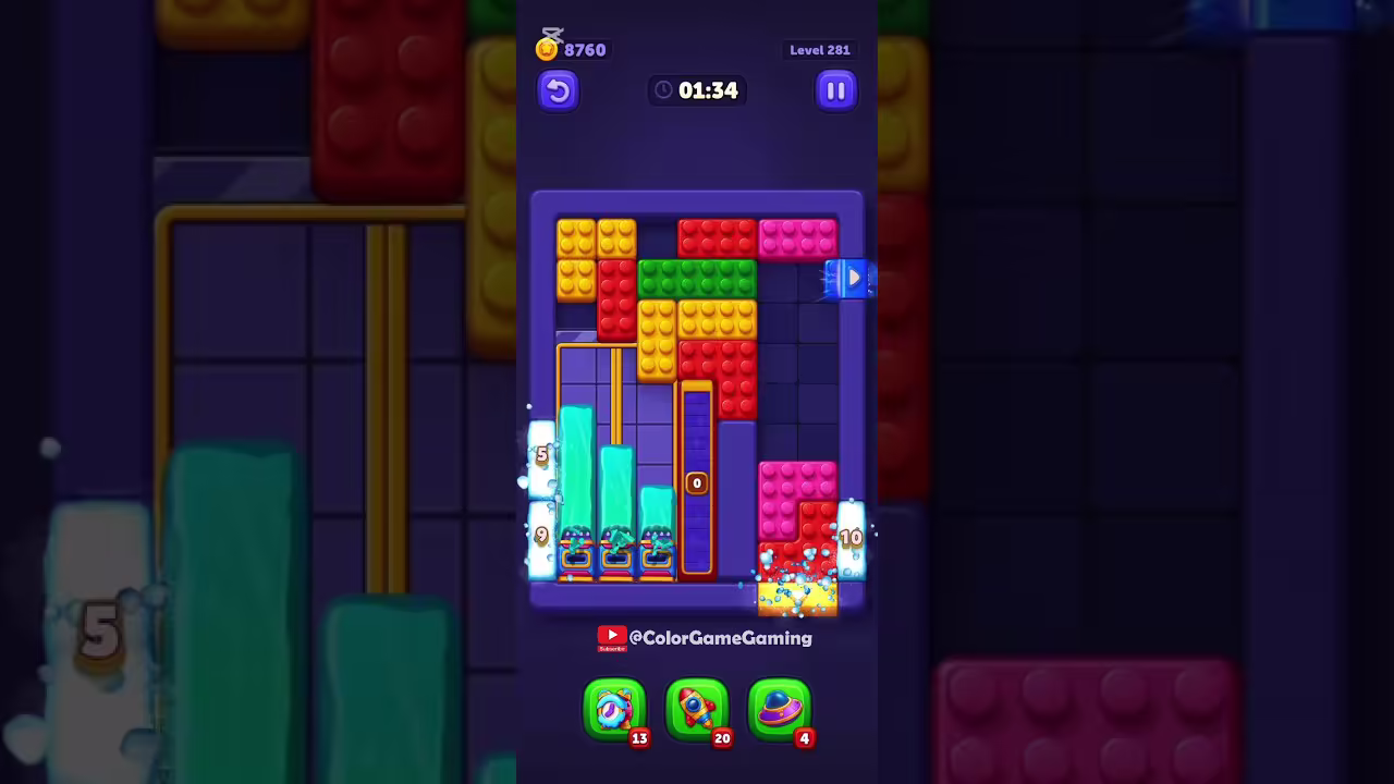 Block Out level board reference for step 1