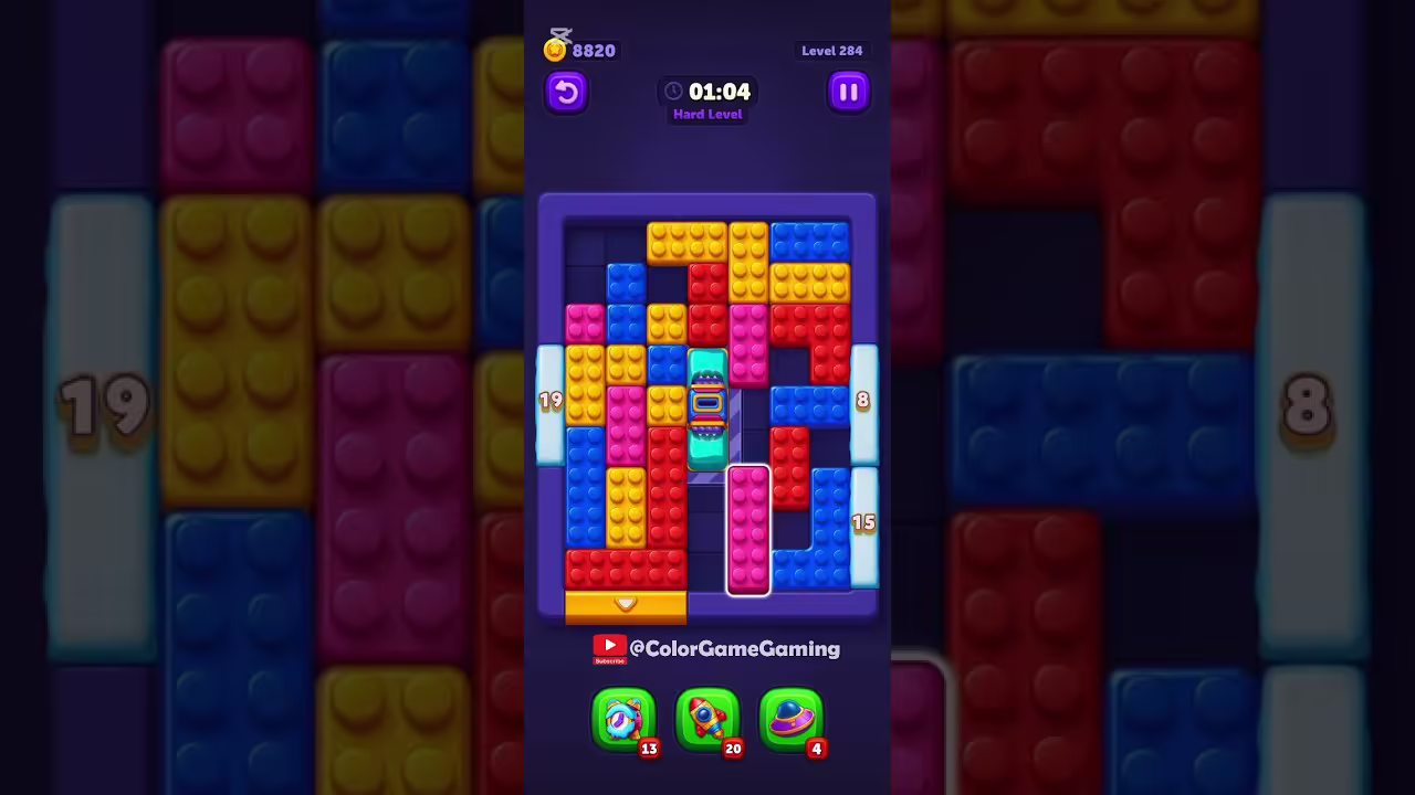 Block Out level board reference for step 1