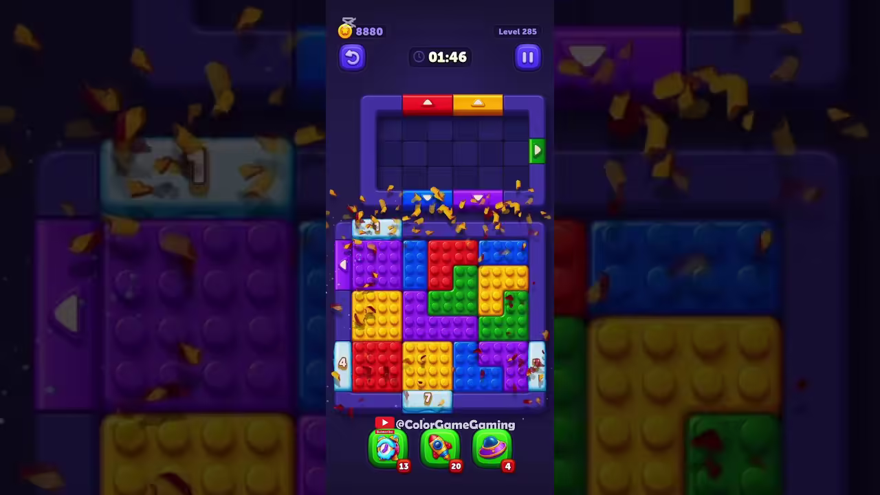 Block Out level board reference for step 1
