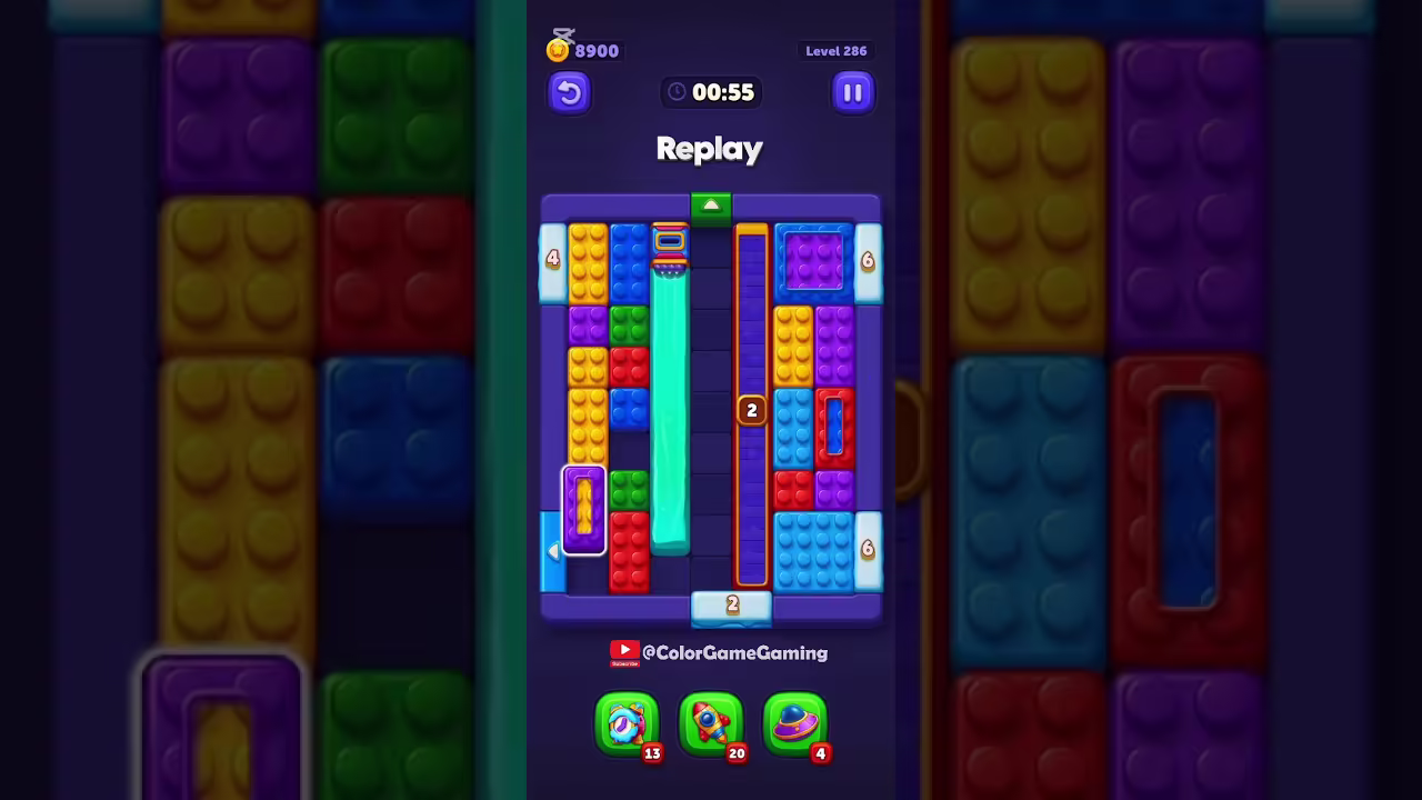 Block Out level board reference for step 1